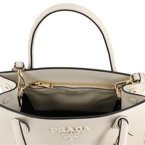 weisse prada tasche|Prada taschen damen.